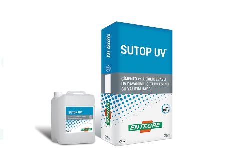 Sutop UV Dayanımlı Çift Bileşenli Su Yalıtım Harcı 25+8 kg