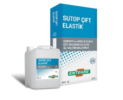 Sutop Çift Bileşenli Elastik Su Yalıtım Harcı 25+10 kg