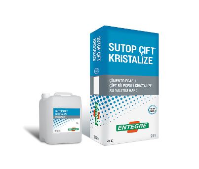 Sutop Çift Kristalize Su Yalıtım Harcı Likit 9 kg