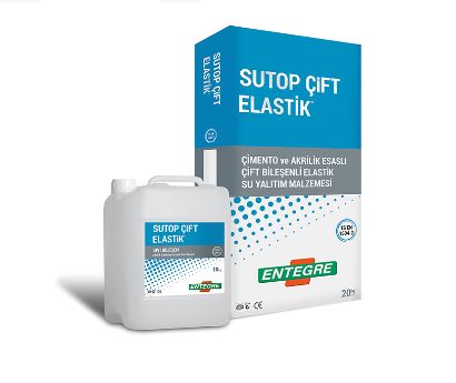 Sutop Çift Hazır Elastik Su Yalıtım Harcı Toz 25 kg