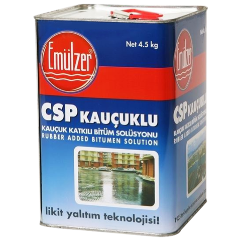 Emülzer CSP Kauçuk Katkılı Bitüm Solüsyonu 4.5 kg/Metal Kutu