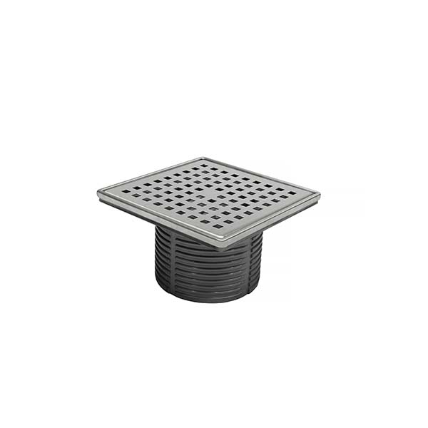 İnovas Y.Ayarlı Başlık 150x150mm Paslanmaz Çelik Çerçeveli (Başlık-Koku Önleyici-Izgara)