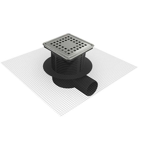 İnovas 100x100mm Paslanmaz Çerçeveli File Etekli Gövde Set Y.Ç