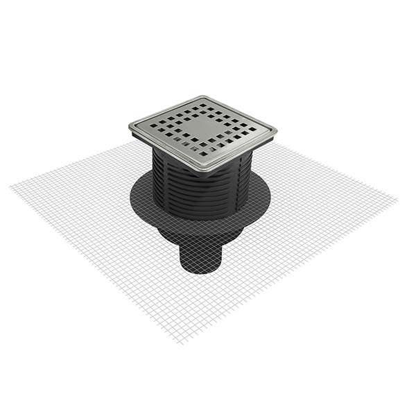 İnovas 100x100mm Paslanmaz Çerçeveli File Etekli Gövde Set A.Ç
