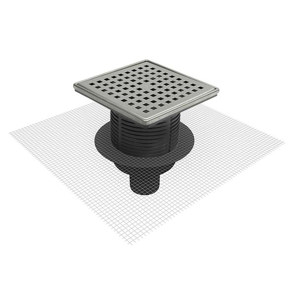 İnovas 150x150mm Paslanmaz Çerçeveli File Etekli Gövde Set A.Ç