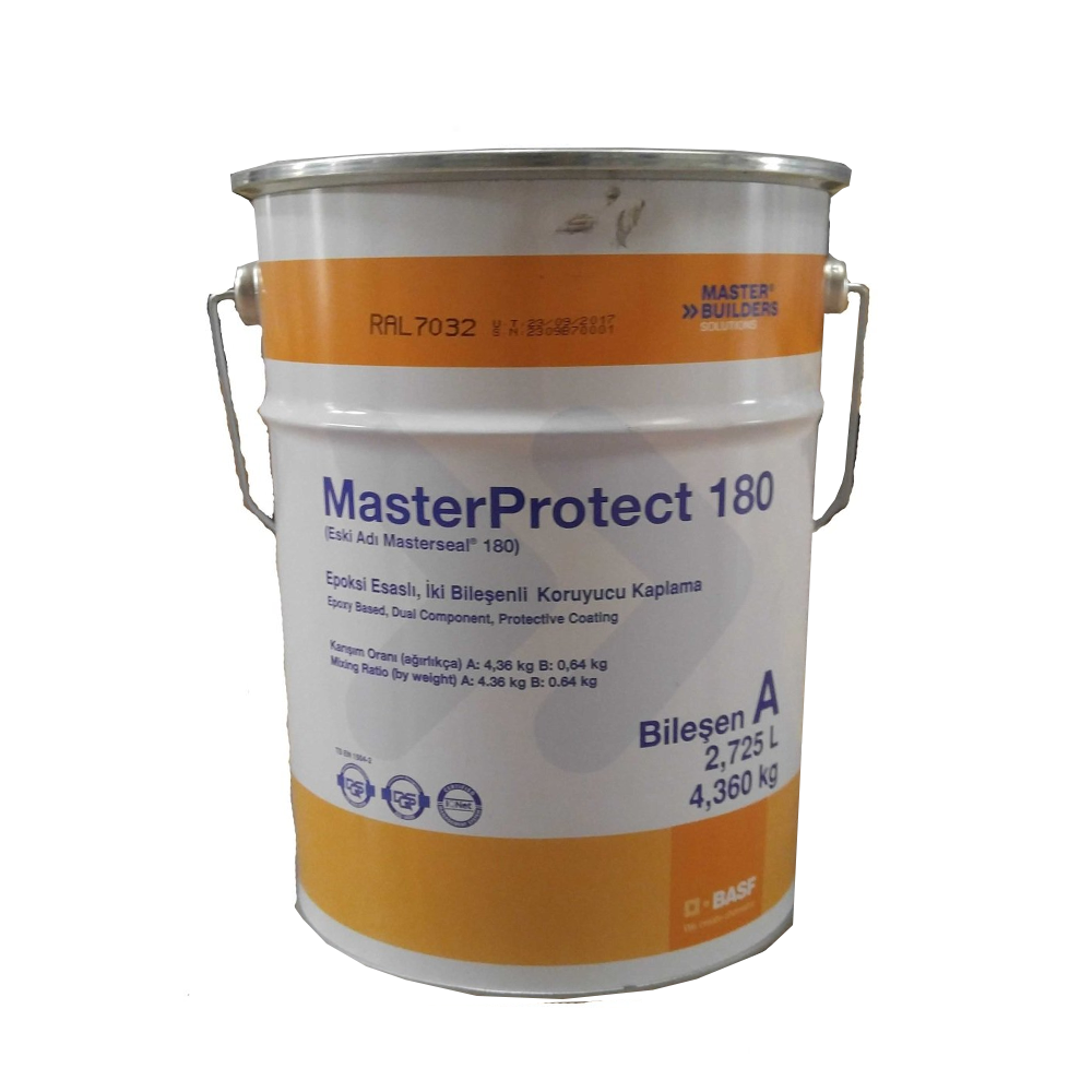MasterProtect 180 Epoksi Esaslı, İki Bileşenli Koruyucu Kaplama 5 kg