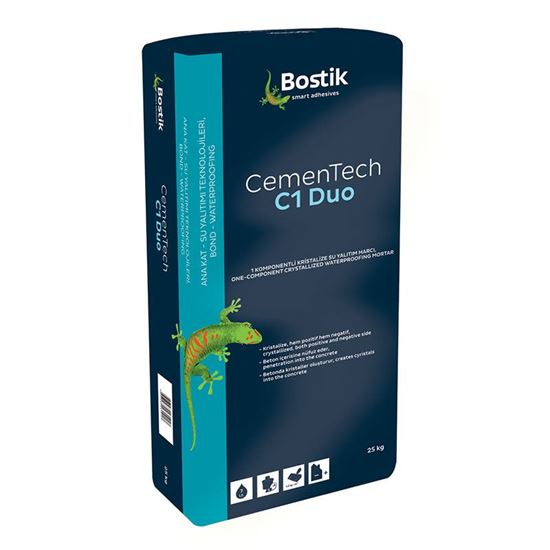 CemenTech C1 Duo 1 Komponentli Kristalize Su Yalıtım Harcı 25 kg