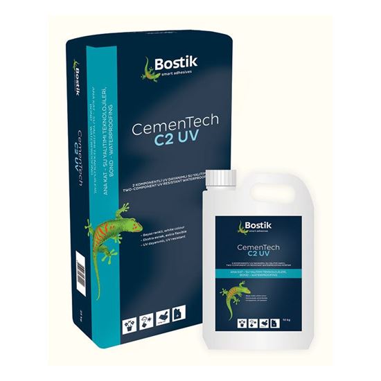 CemenTech C2 Extra UV 2 Komponentli UV Dayanımlı Ekstra Esnek Su Yalıtım Harcı 30 kg