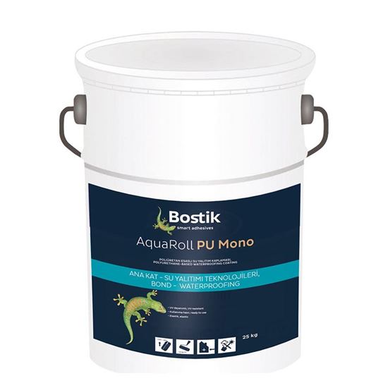 AquaRoll PU Mono Poliüretan Esaslı Su Yalıtım Kaplaması Gri 25 kg
