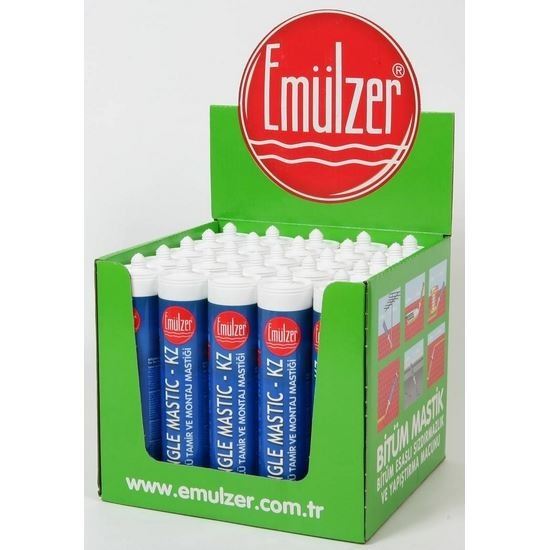 Shingle Mastik KZ Bitümlü Sızdırmazlık ve Yapıştırma Macunu 310 ml Kartuş (1 koli/25 ad.)