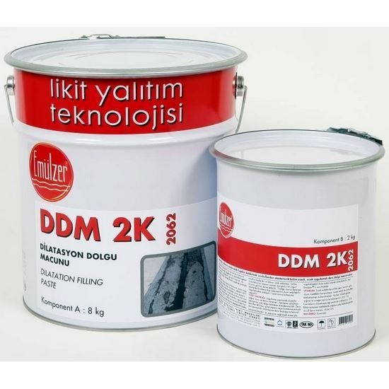DDM 2K Bitüm PU Esaslı İki Bileşenli Elastomerik Dilatasyon Dolgu Mastiği (A: 4 kg + B: 1 kg)