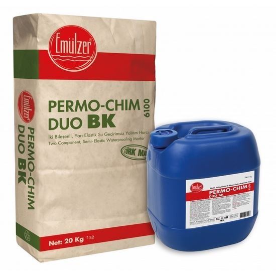 Permo Chim Duo BK İki Bileşenli Yarı Elastik Su Geçirimsiz Yalıtım Harcı (20 kg + 5 kg)