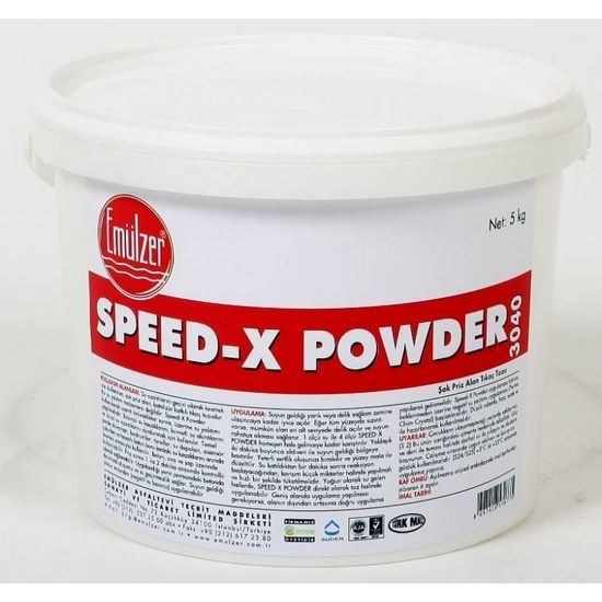 Speed-X Powder Hızlı Priz Alan Tıkaç Tozu 5 kg/Plastik Kova
