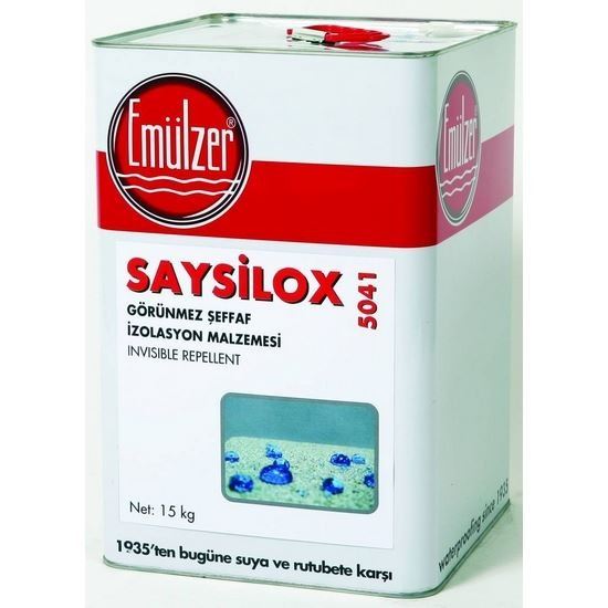 Saysilox Görünmez Şeffaf İzolasyon Malzemesi 15 kg/Metal Kutu