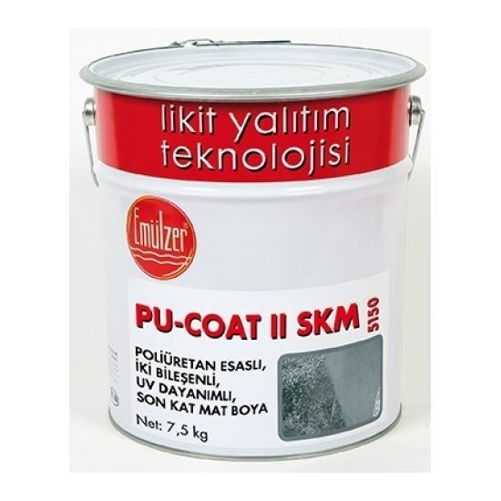 PU-COAT II SKM Mat Alifatik Poliüretan Son Kat Boya (7 kg + 0.5 kg)