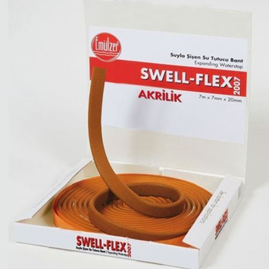 SWELL-FLEX Suyla Şişen Akrilik ve Butil Kauçuk Esaslı Su Tutucu Bant 5x20 mm (20 m/Kutu)