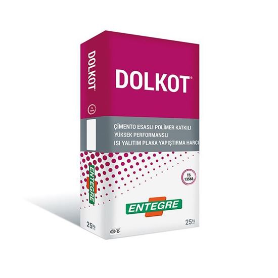 Dolkot Çimento Esaslı Polimer Katkılı Yüksek Performanslı Isı Yalıtım Plaka Yapıştırma Harcı 25 kg
