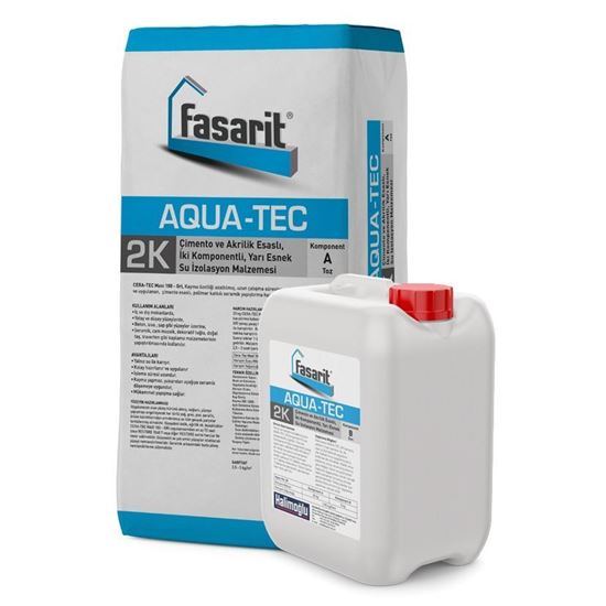 Fasarit Aqua-Tec 2K Su İzolasyon Malzemesi (20 kg + 5 kg) Set