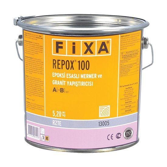 REPOX 100 Epoksi Esaslı Mermer ve Granit Yapıştırıcısı R2TE 5.20 kg (A+B)