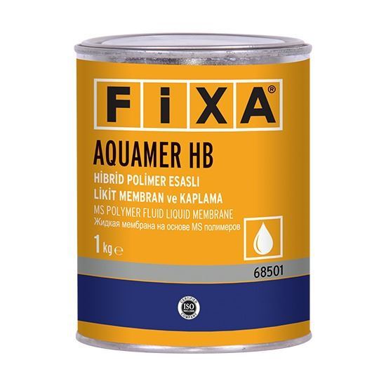 AQUAMER HB Hibrid Polimer Esaslı Likit Membran ve Kaplama Gri 1 kg