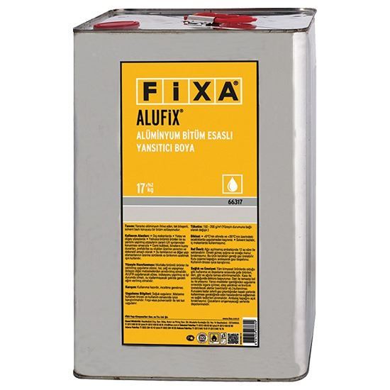 ALUFİX Alüminyum Bitüm Esaslı Yansıtıcı Boya 17 kg
