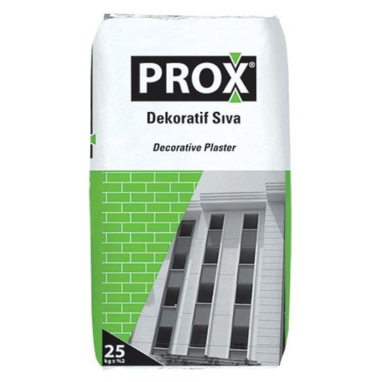 PROX 581 Dekoratif Sıva 15 Mineral Dokulu İnce Beyaz 25 kg