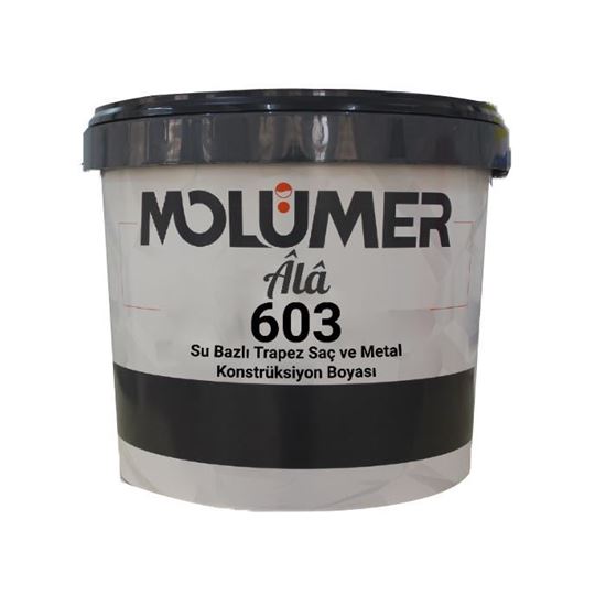 Molümer Âlâ 603 Su Bazlı Trapez Saç ve Metal Konstrüksiyon Boyası 3.5 kg
