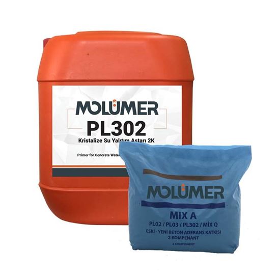 Molümer PL302 Beton Su Yalıtımı Astarı 2K (20 kg + 6 kg)