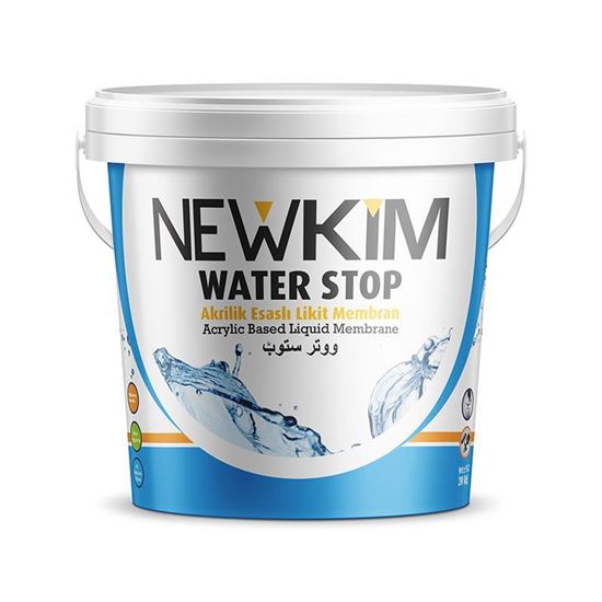 Newkim Water Stop Akrilik Esaslı Likit Membran Renkli 3,5 kg