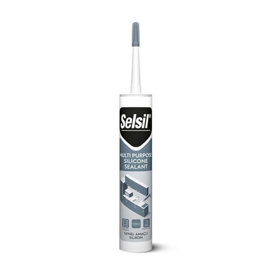 2527 Selsil Genel Amaçlı Silikon 280 gr Şeffaf