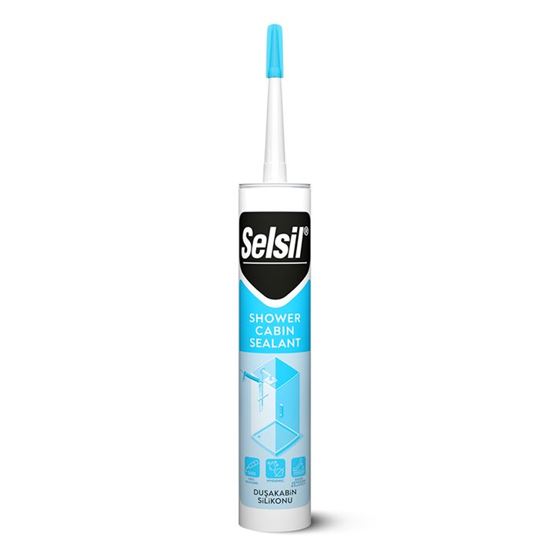 2430 Selsil Duşakabin Silikon 310 ml Beyaz