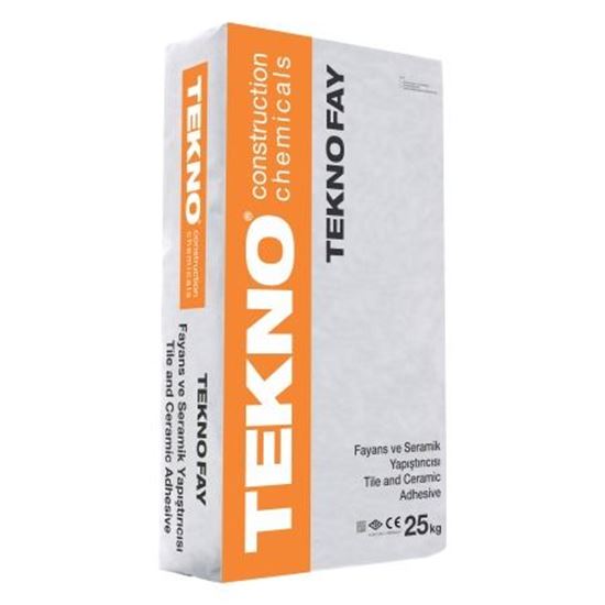 Teknofay Seramik Fayans Yapıştırıcı C1T Gri 25 kg