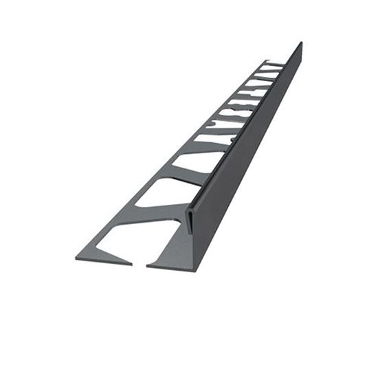 12 mm Paslanmaz Seramik Bitim Profili 270 cm Ayna Siyah 0.60 mm