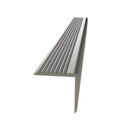 25 mm x 25 mm Alüminyum Merdiven Köşebenti 250 cm Mat Eloksal