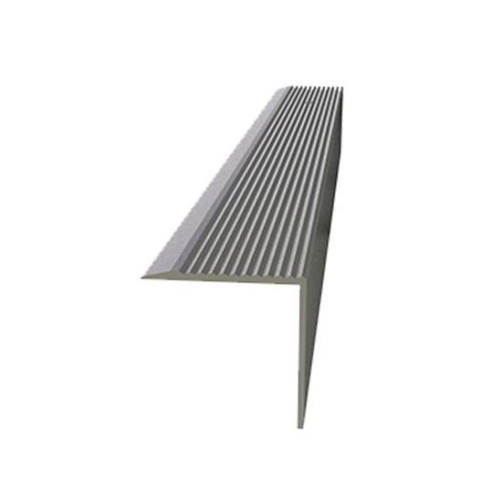 30 mm x 30 mm Alüminyum Vida Delikli Merdiven Köşebenti 250 cm Mat Eloksal