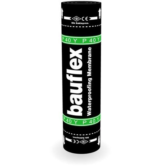 Bauflex P 40Y Polyester Keçe Taşıyıcılı Yeşil Mineral Taş Kaplı Su Yalıtım Membranı 3.5 mm