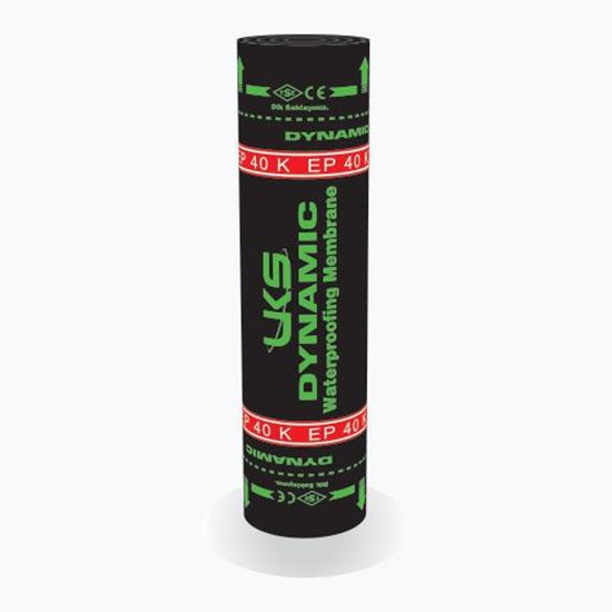 UKS Dynamic EP 40K SBS Katkılı Polyester Keçe Taşıyıcılı Kırmızı Mineral Taş Kaplı Su Yalıtım Membranı 3.5 mm