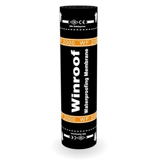 Winroof WF 2000 APP Katkılı Cam Tülü Taşıyıcılı Su Yalıtım Membranı 2 mm