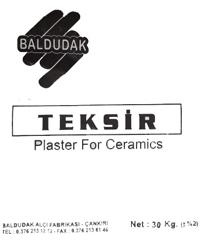 Baldudak Teksir Alçı 30 Kg