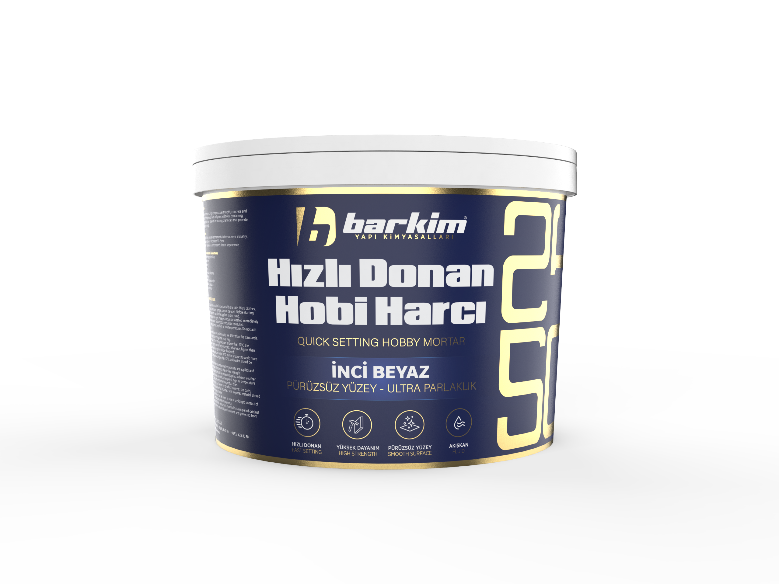 Barkim HIZLI DONAN HOBİ HARCI 2450 5KG /KOVA